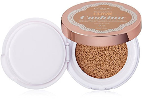 L'Oreal Paris True Match Lumi Cushion Foundation, W3 Nude Beige, 0.51 oz.