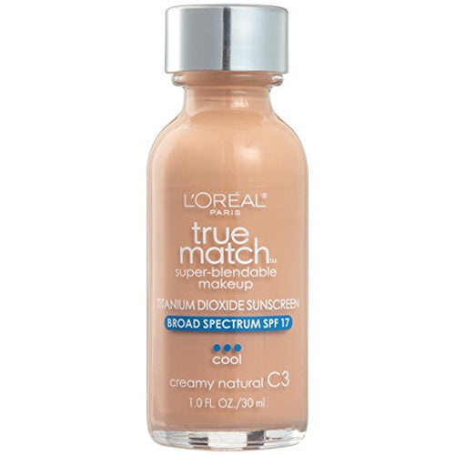 L'Oreal Paris True Match Super-Blendable Makeup, Creamy Natural, 1 fl. oz