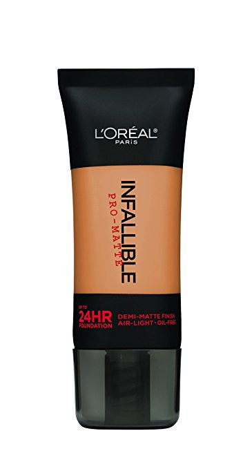 L'Oreal Paris Infallible Pro-Matte Foundation Makeup, 105 Natural Beige, 1 fl. oz.