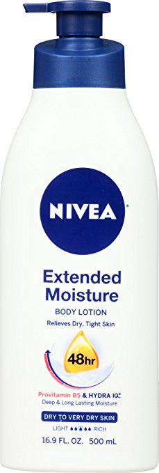 NIVEA Extended Moisture Body Lotion 16.9 Fluid Ounce