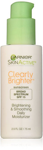 Garnier SkinActive Clearly Brighter Brightening & Smoothing Daily Moisturizer SPF 15, , 2.5 fl. oz.