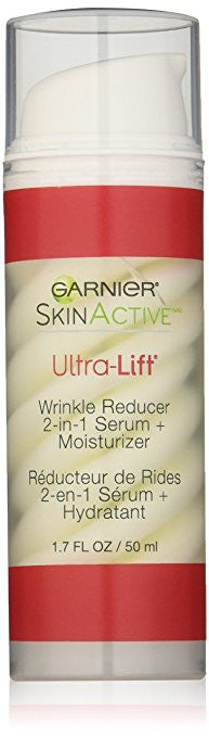Garnier SkinActive Ultra-Lift Wrinkle Reducer 2-in-1 Serum + Moisturizer, 1.7 fl. oz.